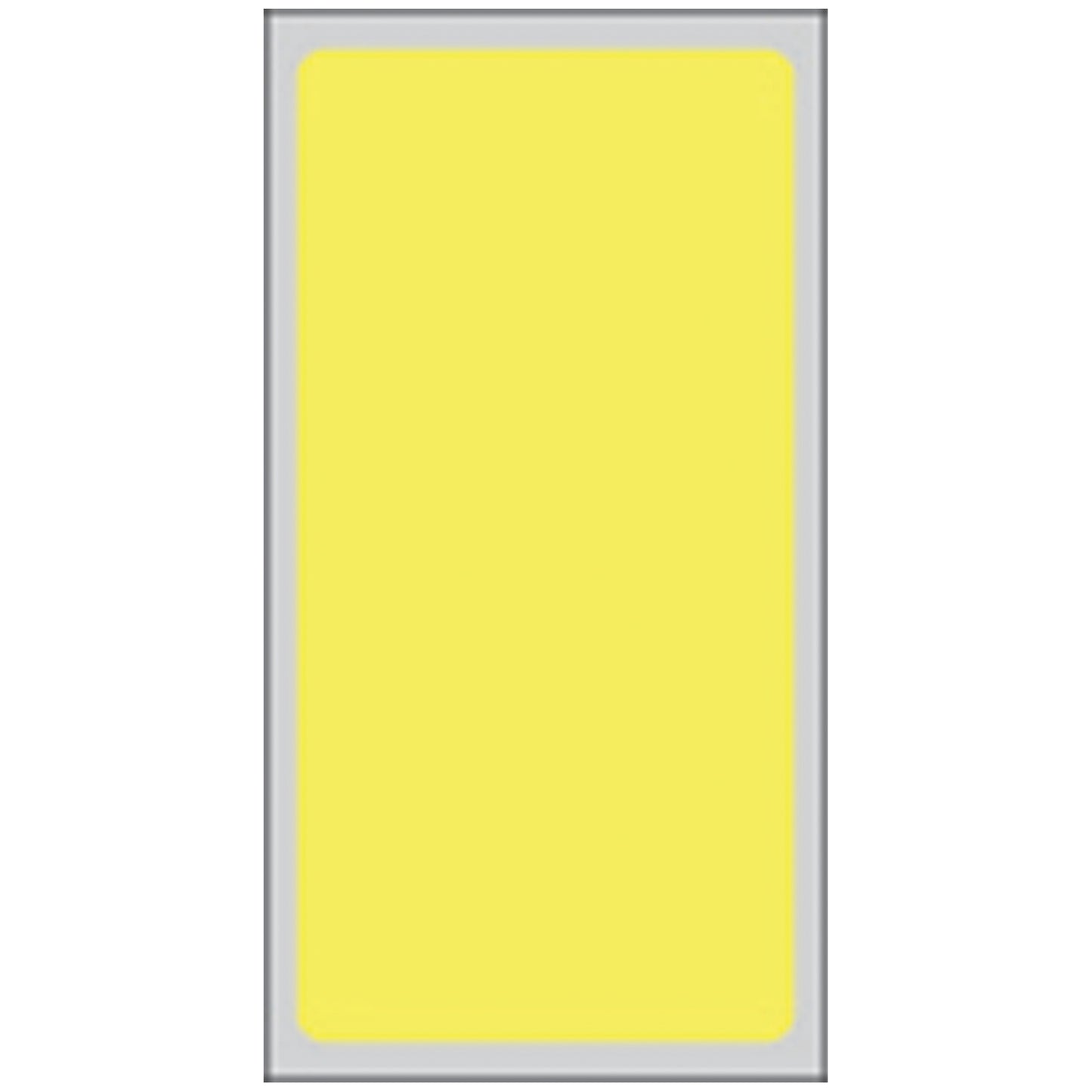 Single Ply, Direct Coated Thermal Labels For All HealthCoder Models, 2" x 1", Sun Yellow, 1,000/rl, 6 rl/bx