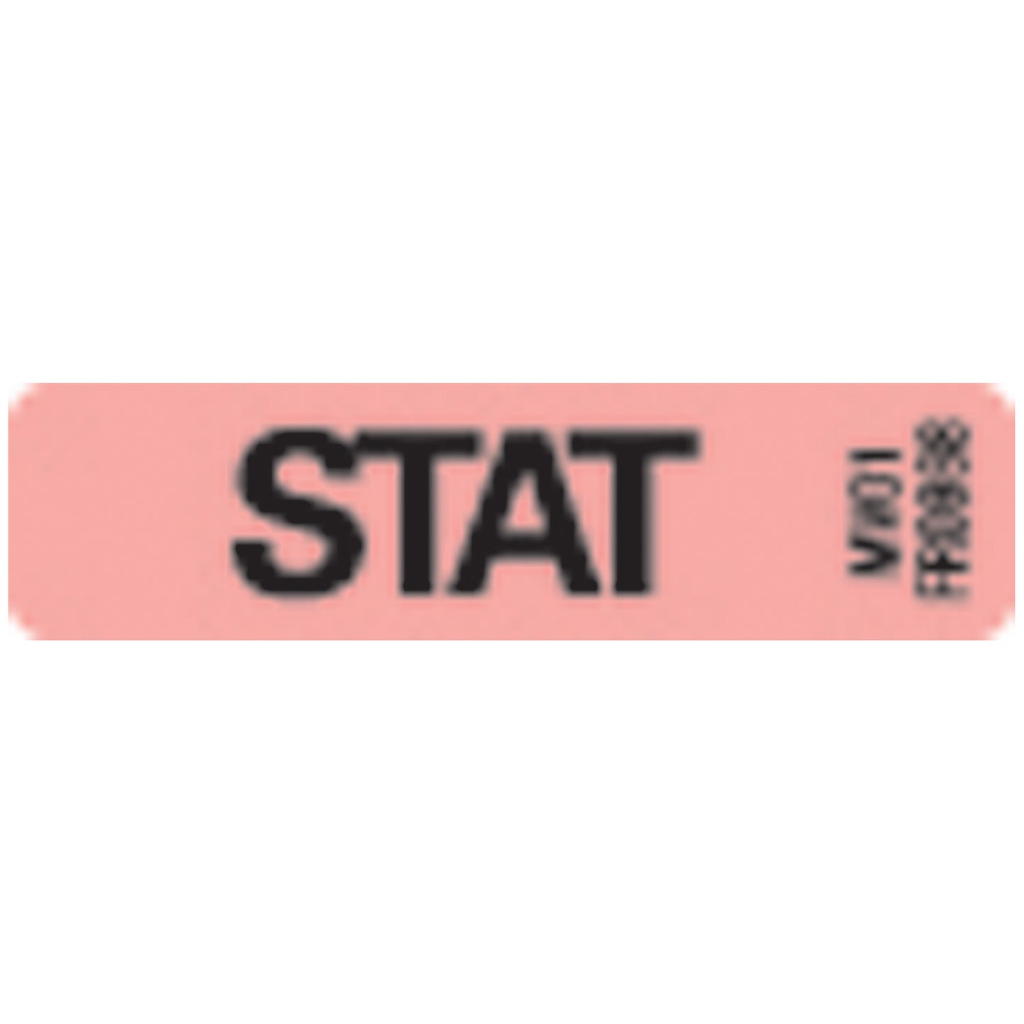 STAT Labels For The Laboratory, 1_" x 5/16", Fluorescent Red, 760/rl