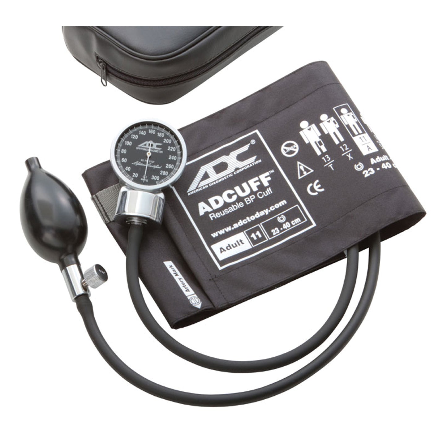 Adult Pocket Aneroid, Gray, Latex Free (LF)