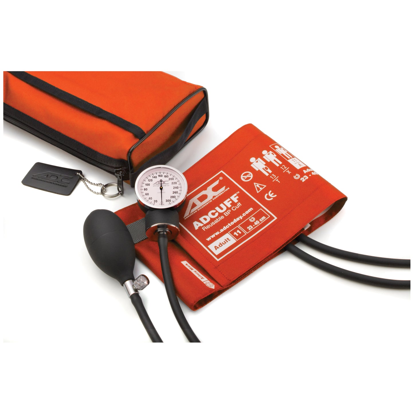 Adult Aneroid, Orange, Latex Free (LF)