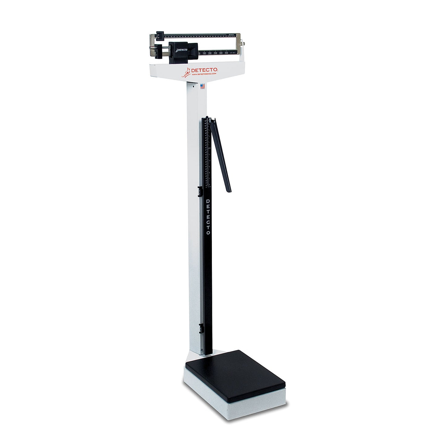 Physician's Scale, Stainless Steel, Weigh Beam, 400 lb X 4 Oz, Height Rod (DROP SHIP ONLY)