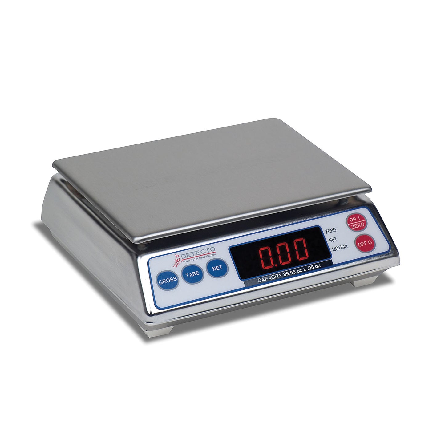Portion Control Scale, Capacity: 8 lb - 7.998 lb x .002 lb, Stainless Steel (DROP SHIP ONLY)