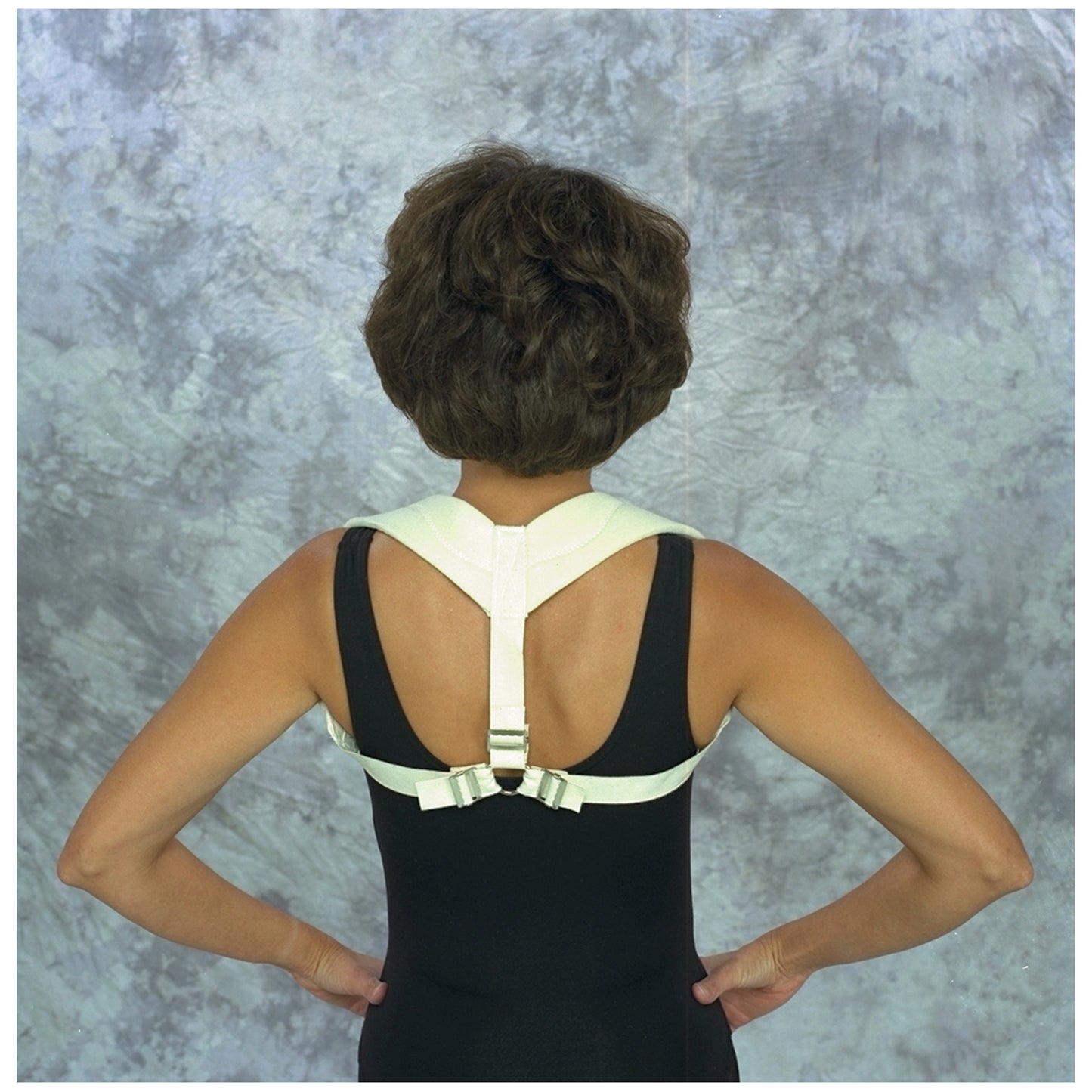 Clavicle Strap, Adjusts In Back with Slide Buckles