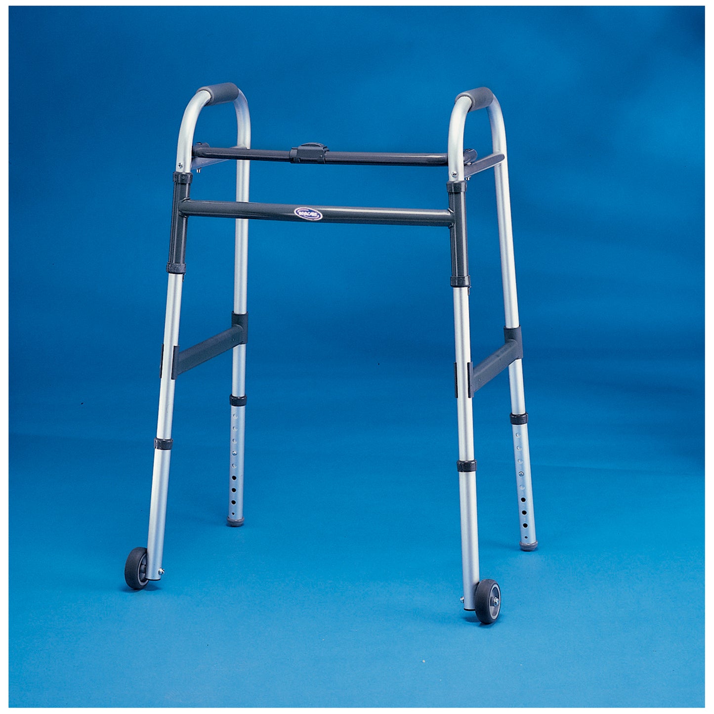 Dual Release Walker, I-Class Junior, 3" Fixed Wheels & Glide Tips, 4/cs