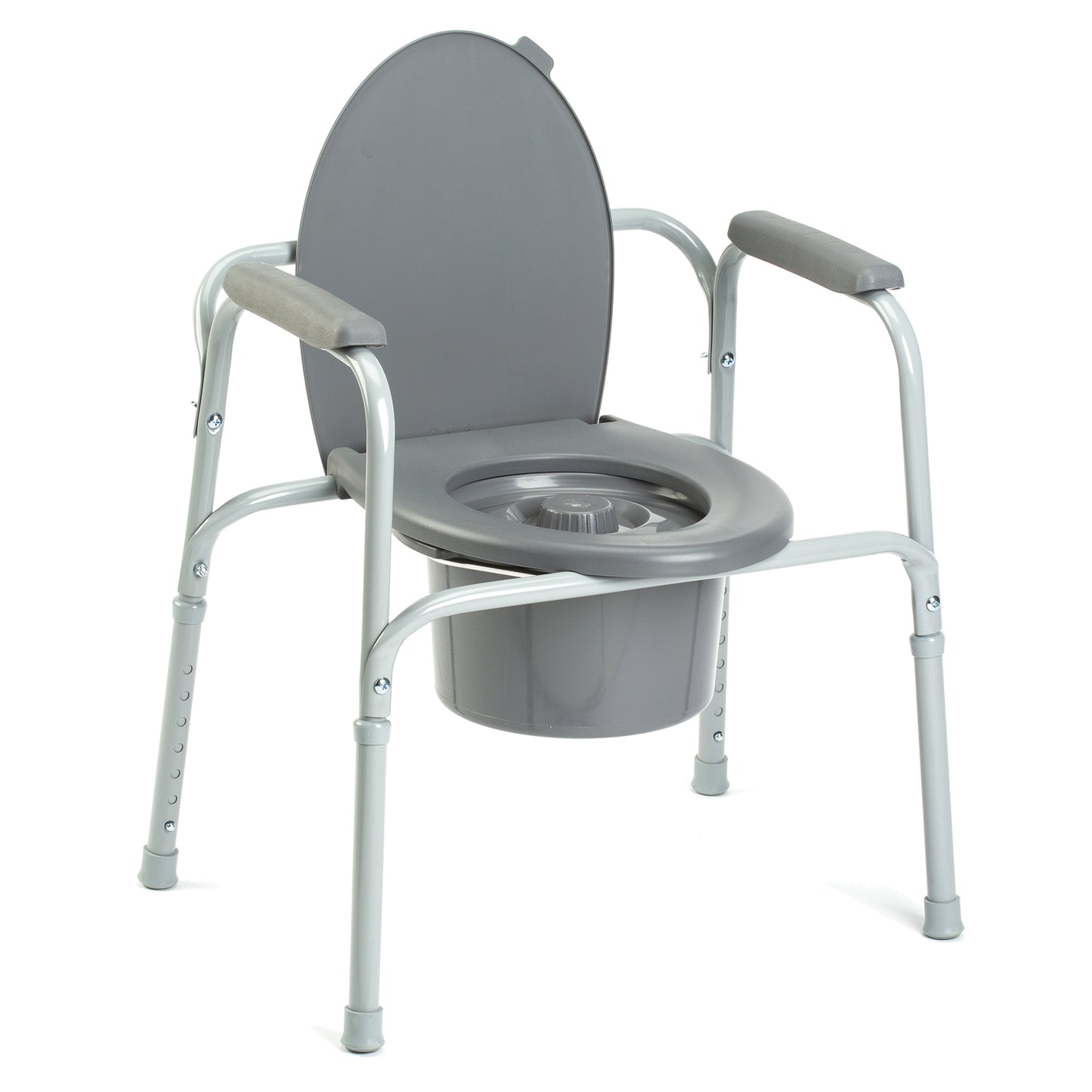 Gray Coated Commode, 4/cs