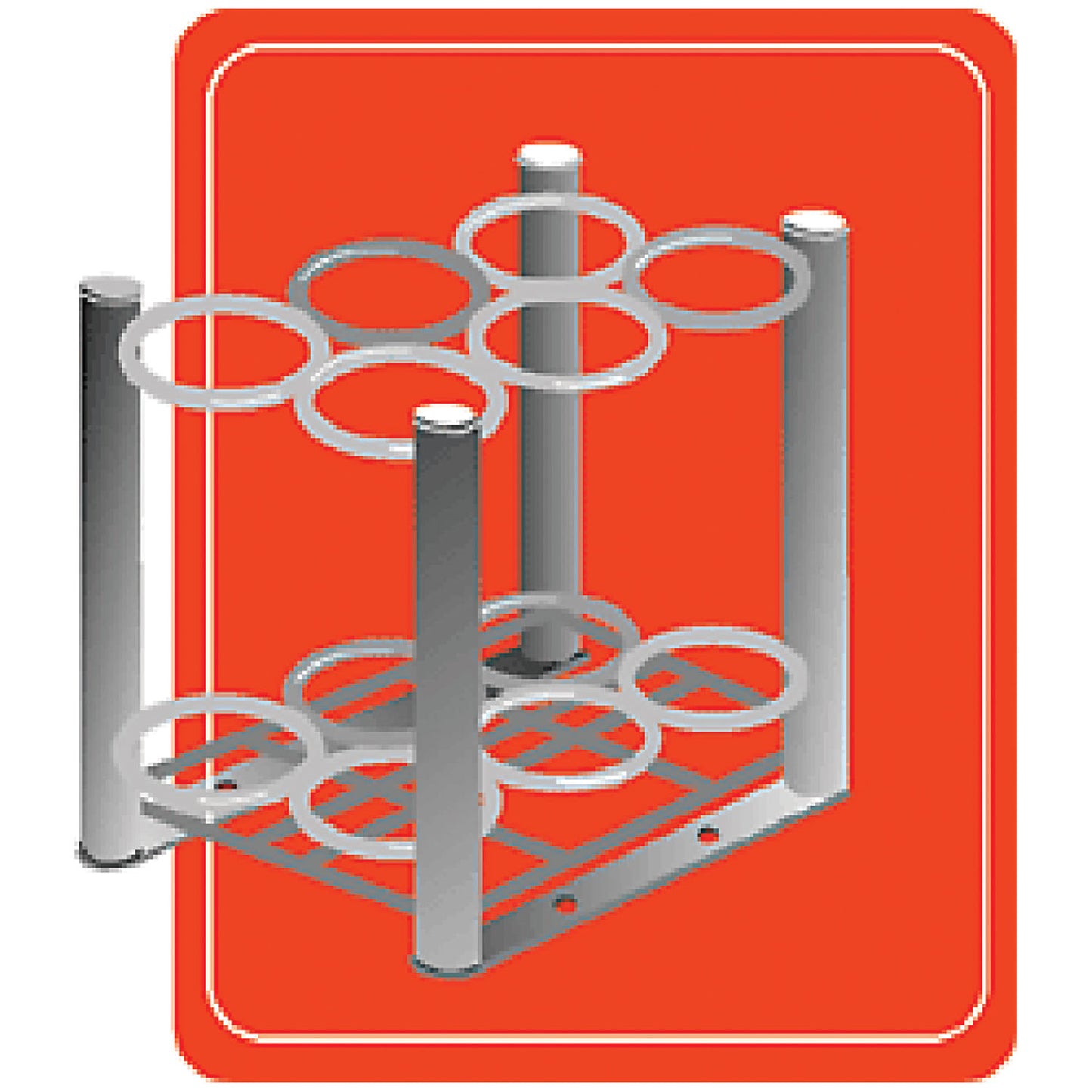 Cylinder Stand For 6 D/E Cylinders