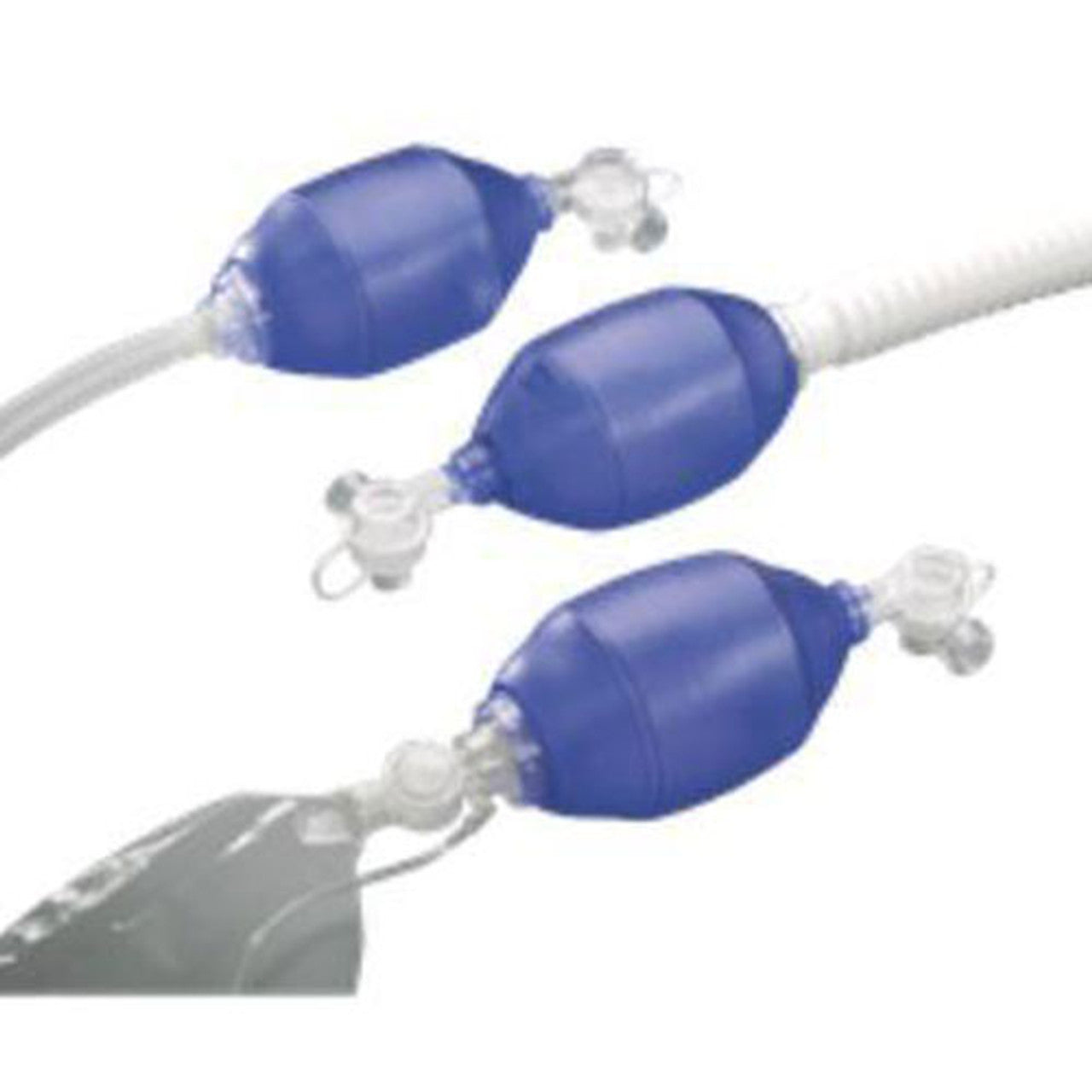SureGrip Textured Resuscitation Bag, Includes: Tethered Dust Cap, 40" (101 cm) Flexible Tubing Reservoir, Adult Mask, 12/cs (US Only)