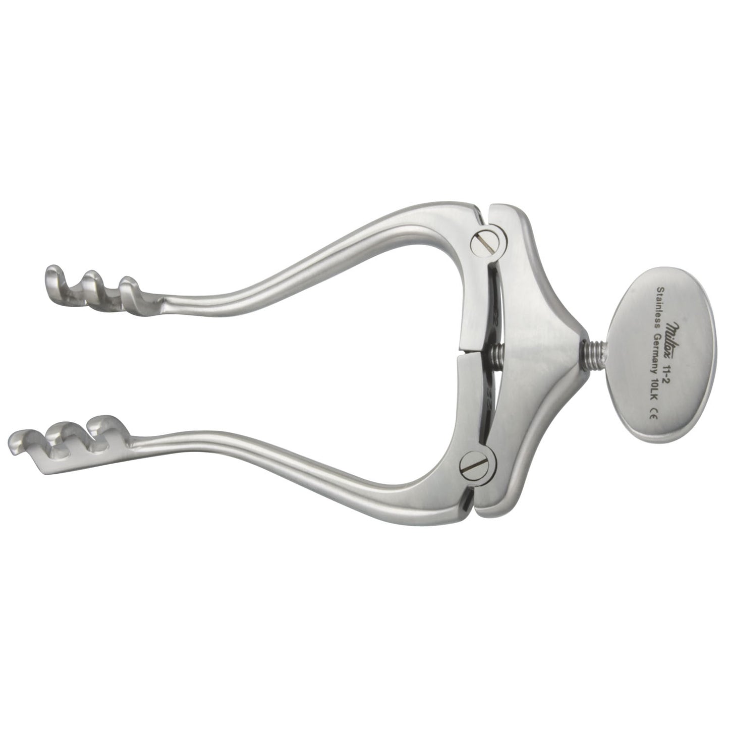 Jansen Retractor, 4_", Spread 3", 3 x 3 Blunt Prongs 10mm Deep, Standard Model