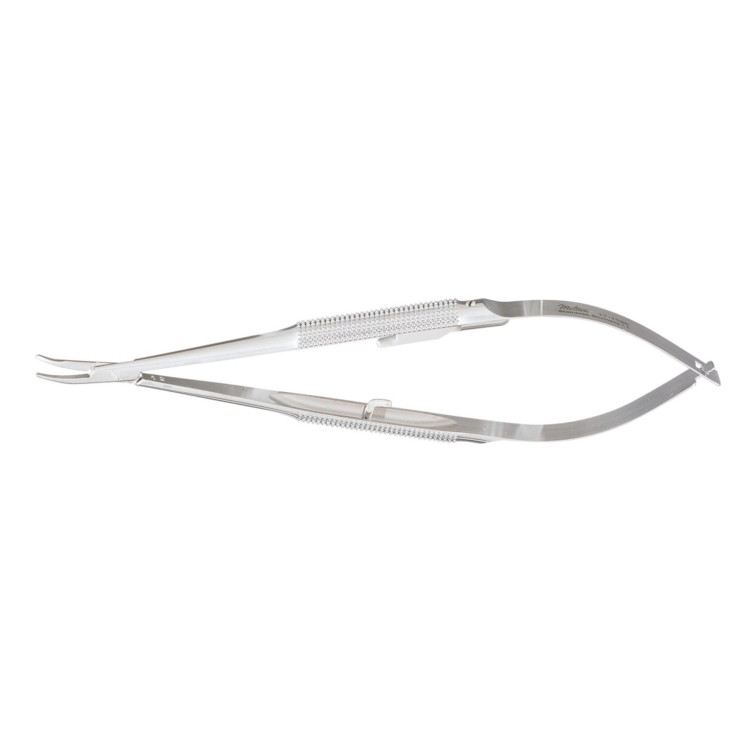 Surgery Needle Holder, 5_", Curved Jaws, Lock