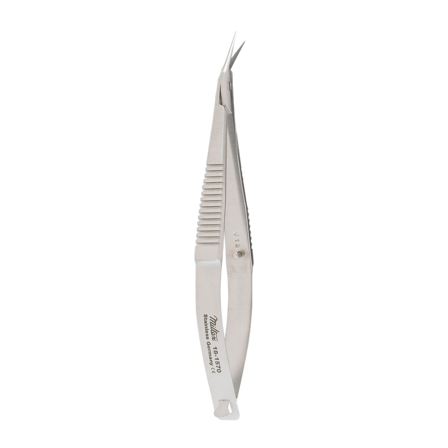 Corneal Scissors, 3_", Keratoplasty, Angled Blades, 11mm, Sharp Points