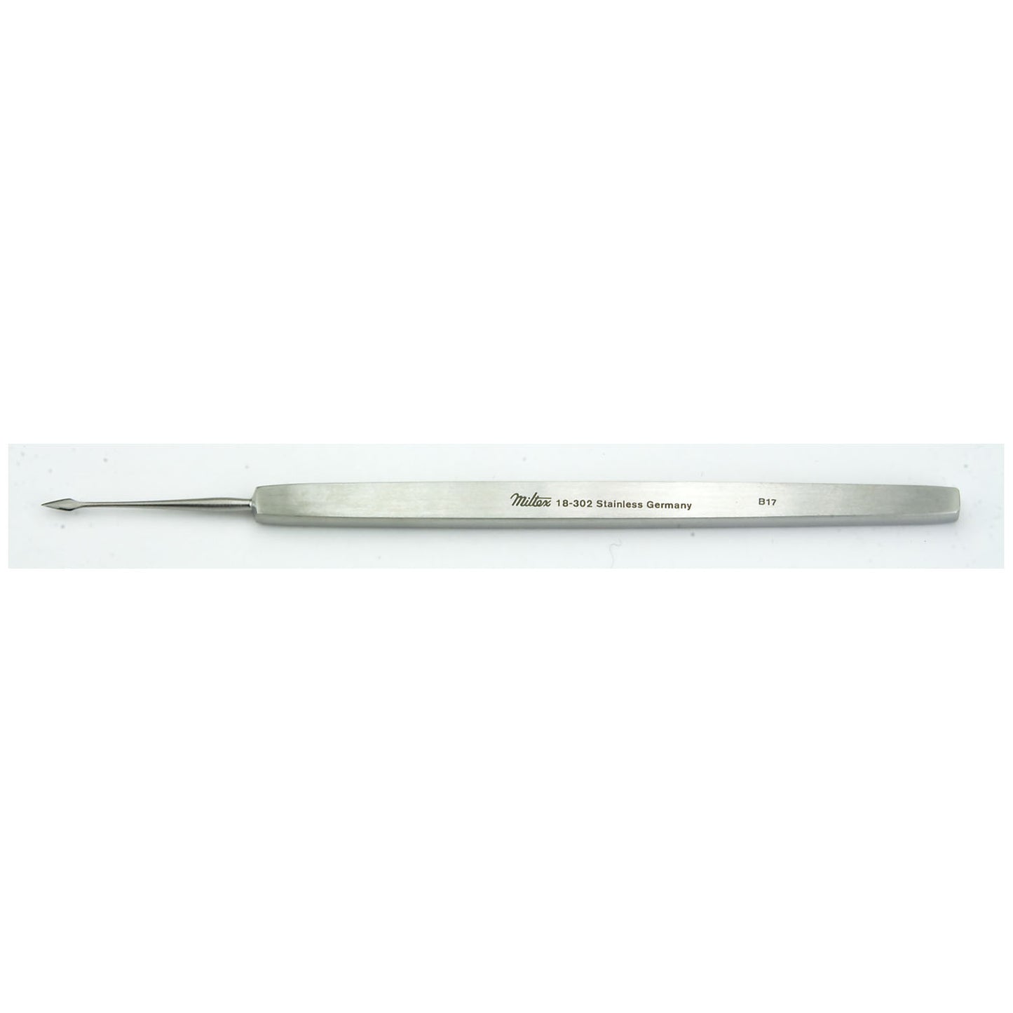 Walter Corneal Spud, 4 5/8", Straight Blade 4mm