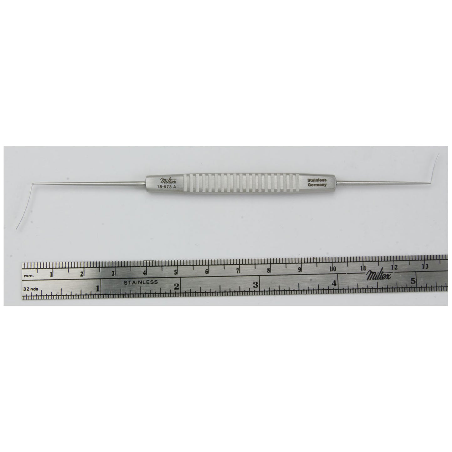 Cyclodialysis Spatula, 5_", Blades 10mm & 15mm x 0.75mm Wide