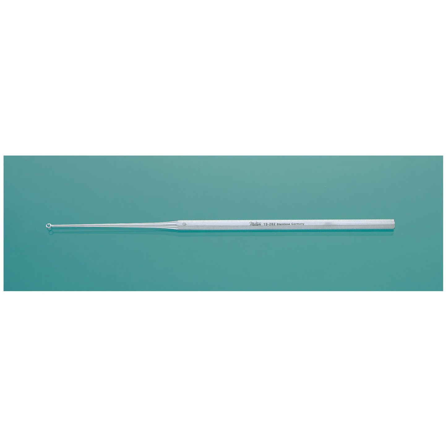 0 Ear Curette, Blunt, Straight Size