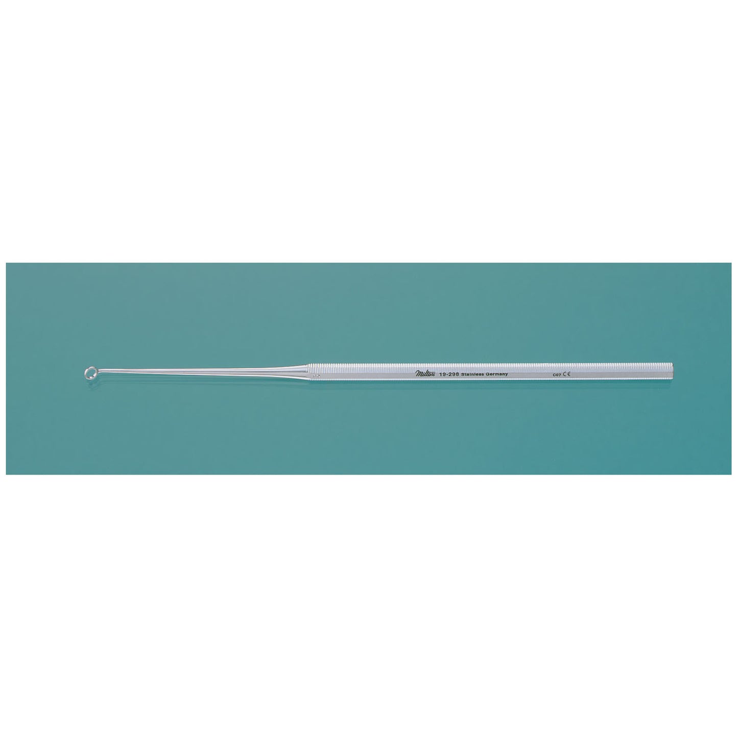 3 Ear Curette, Blunt, Angled Size