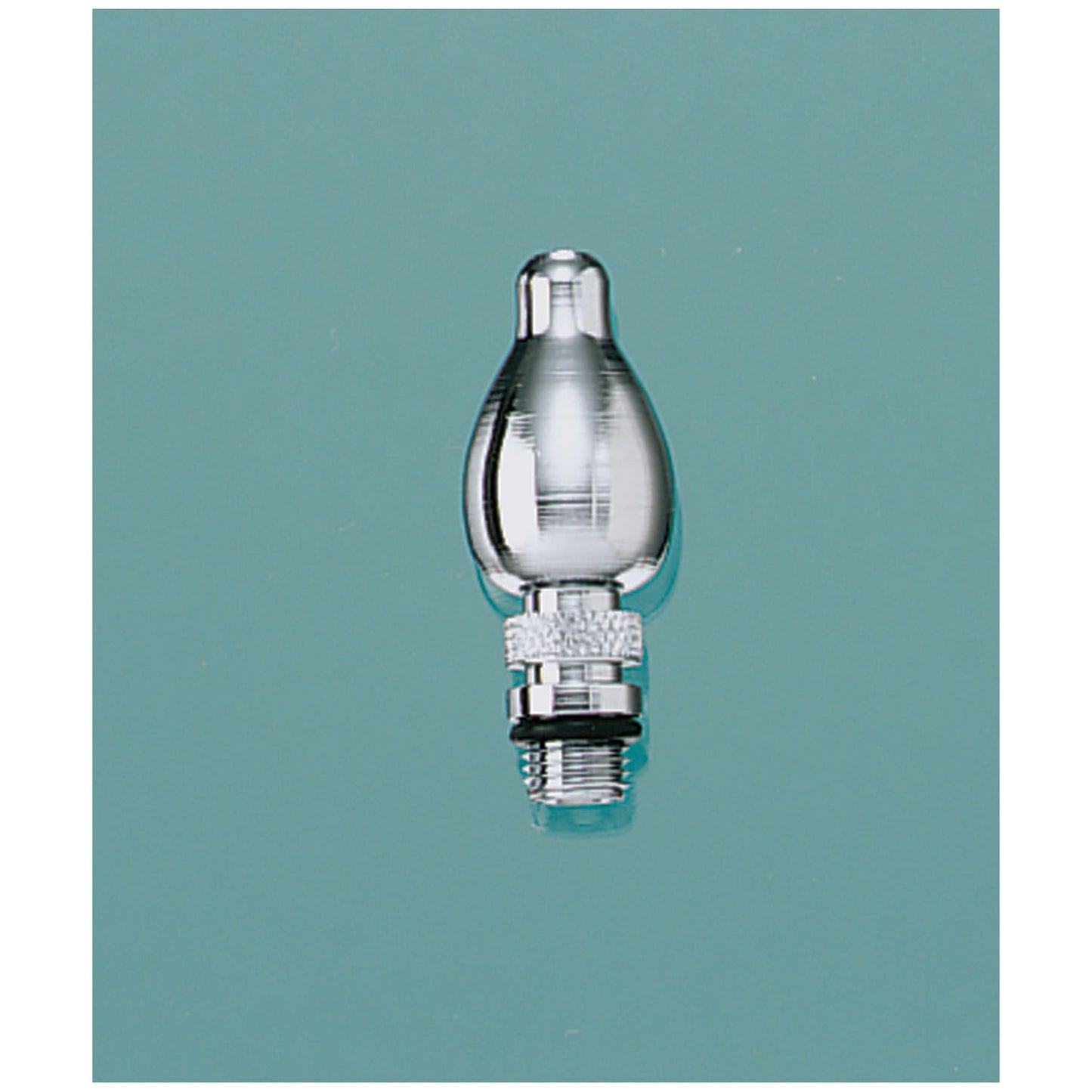 Ear Syringe Short Bulbous Tip, Chrome
