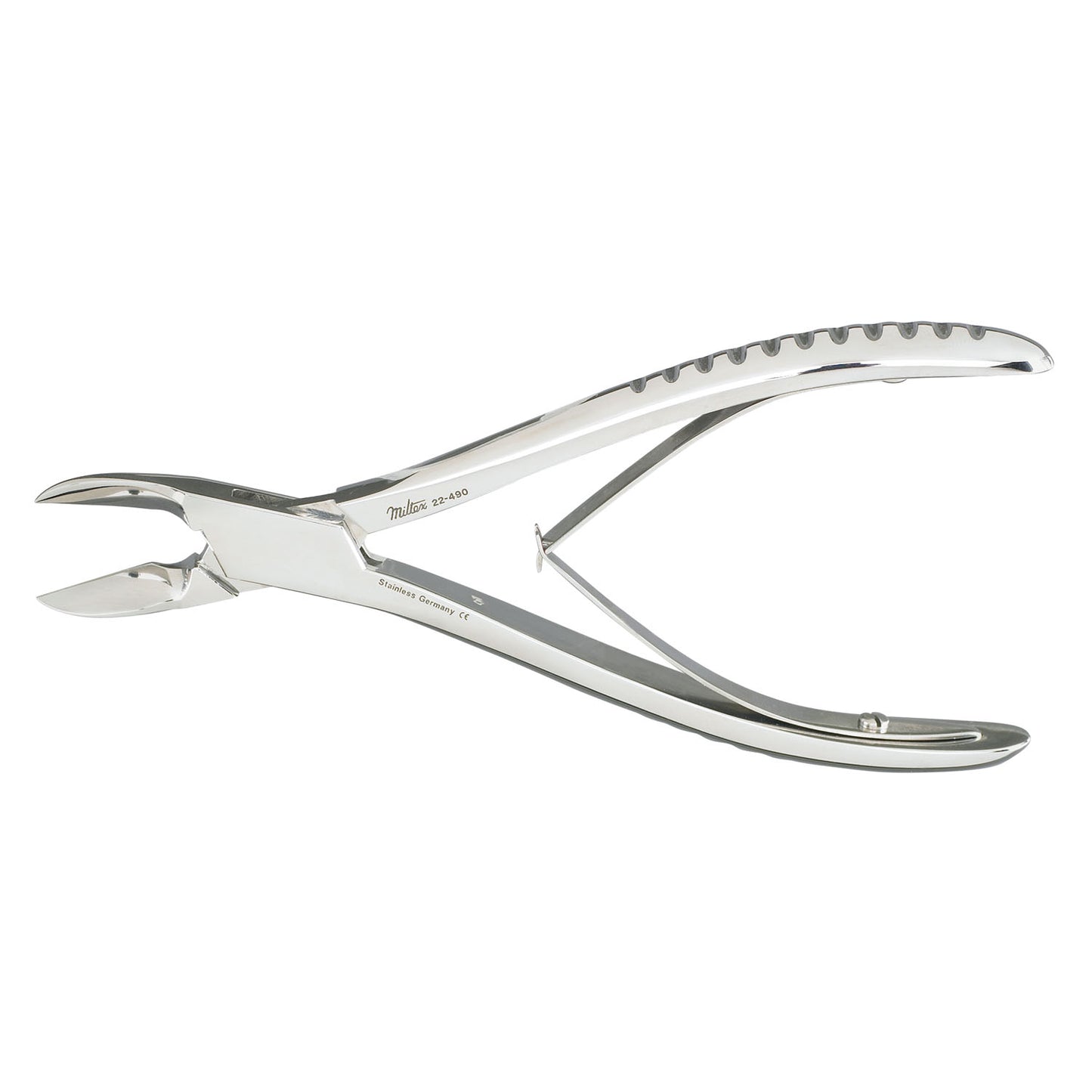 Oral Surgery Rongeur, 6_", No. 5 Pattern, Side Cutting, Slightly Curved