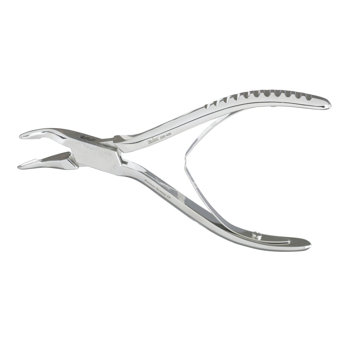 Oral Surgery Rongeur, 6", Beaks At 45 Angle