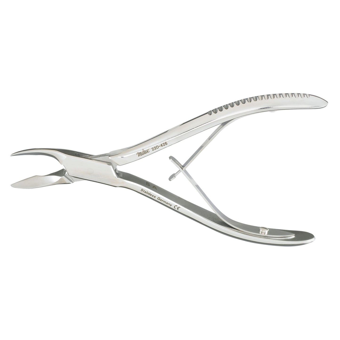 Oral Surgery Rongeur, 6_", No. 5A Pattern, Side Cutting, Slightly Curved