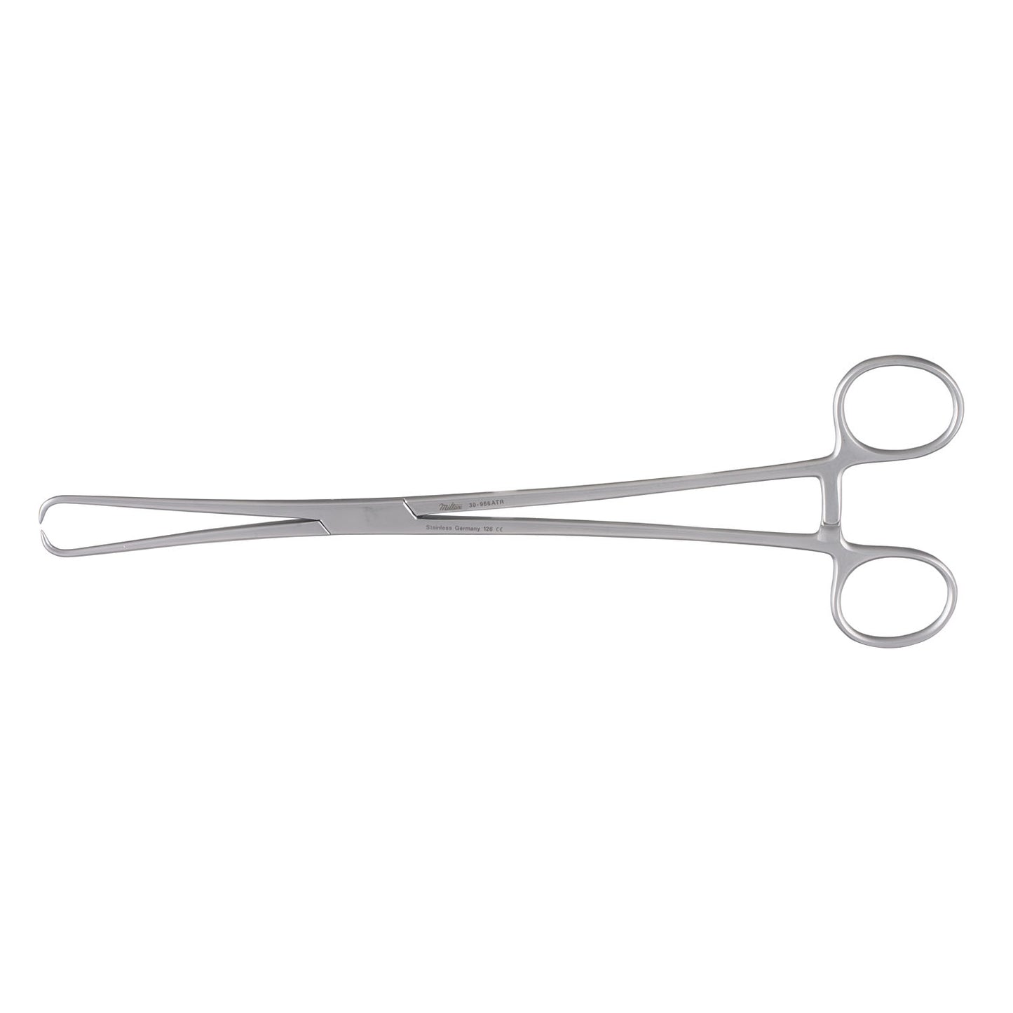 Schroeder Tenaculum Forceps, 10" Rounded Jaw, Non-Overlapping Atraumatic Tips