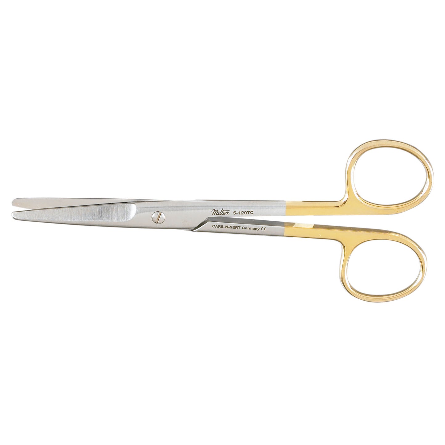 Dissecting Scissors, 5_" Straight, Carb-N-Sert, Standard Beveled Blades