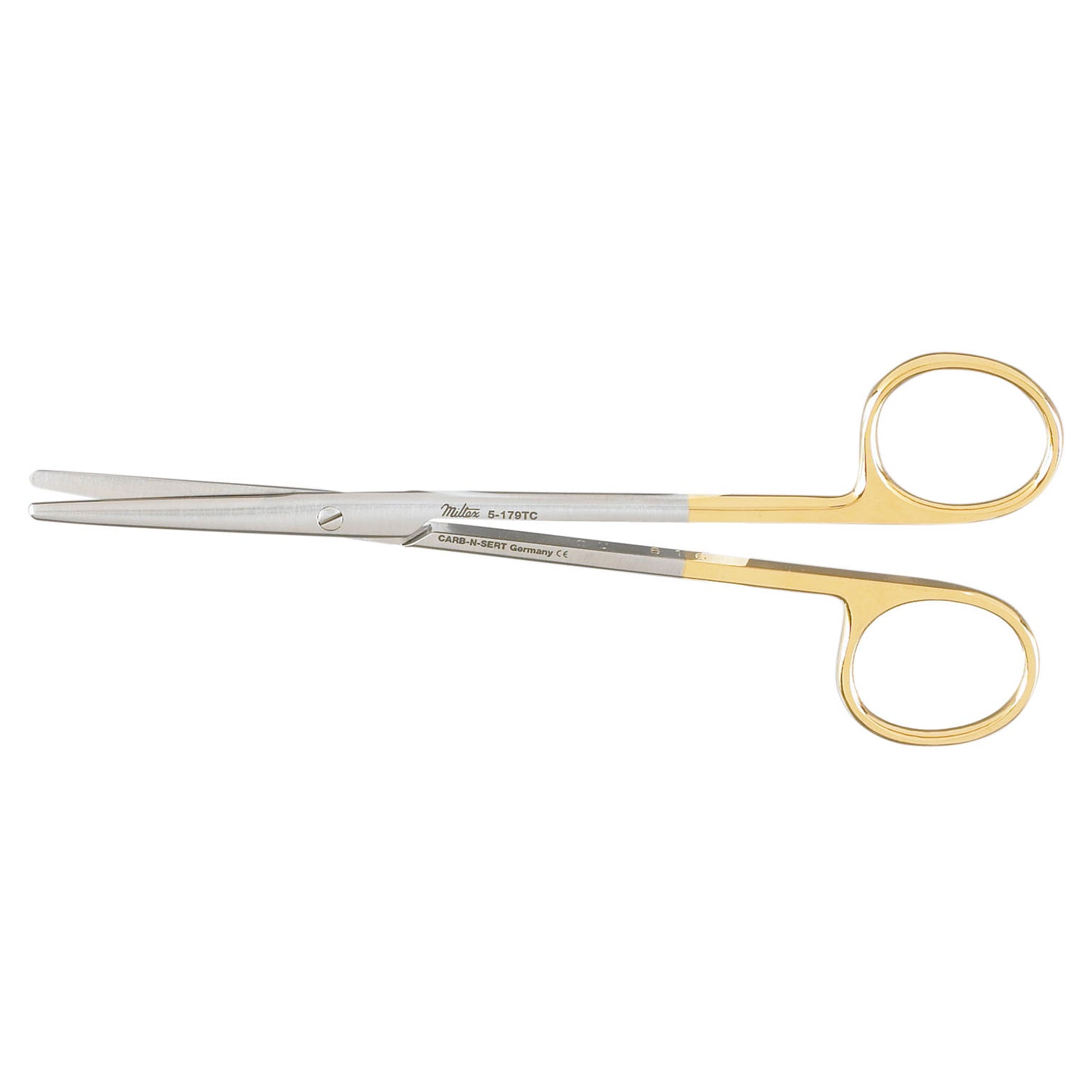 Metzenbaum Scissors, 5_" Straight, Standard, Carb-N-Sert, Blunt Points