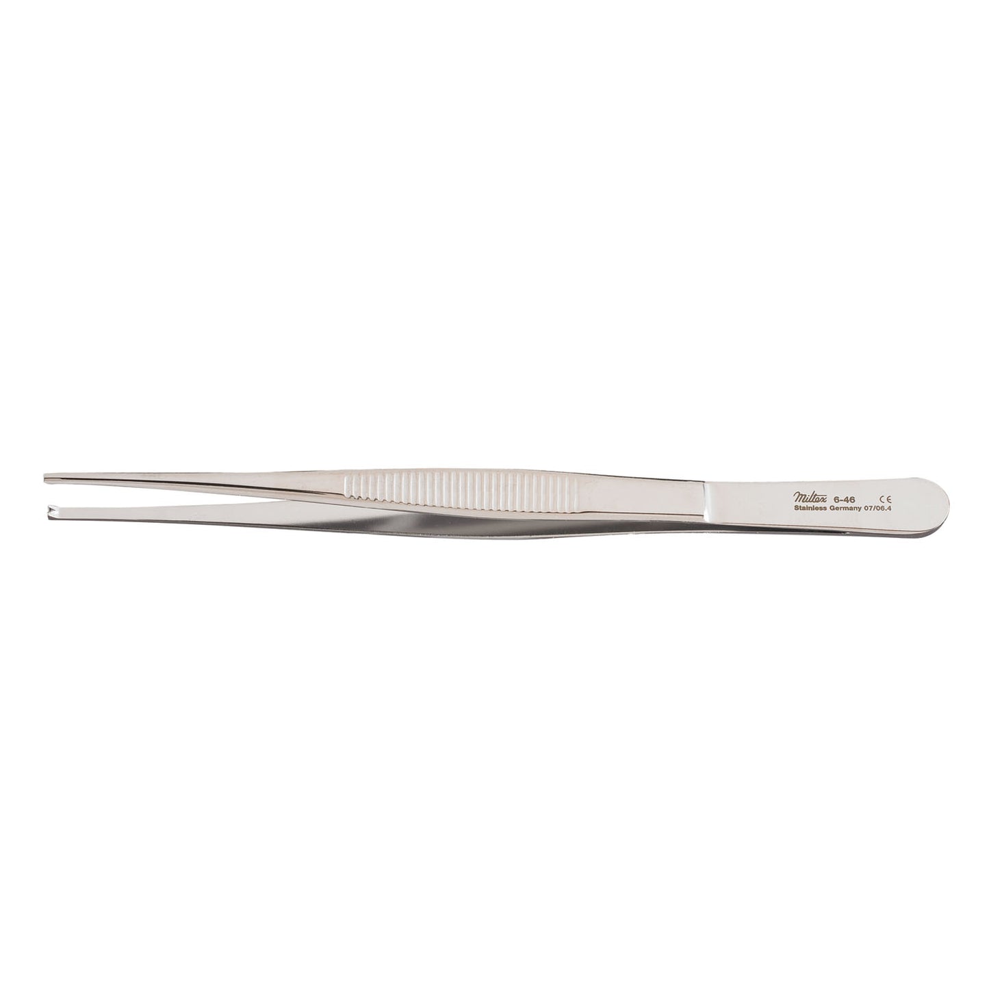 Tissue Forceps, 6", 1x2 Teeth, Standard, Serrated Handles