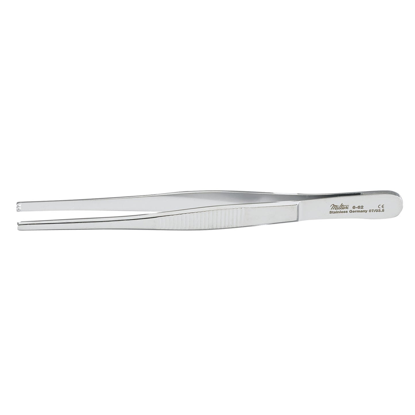 Tissue Forceps, 5", 2x3 Teeth, Standard, Serrated Handles