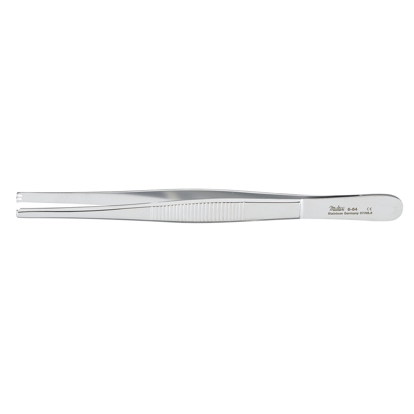 Tissue Forceps, 5_", 2x3 Teeth, Standard, Serrated Handles
