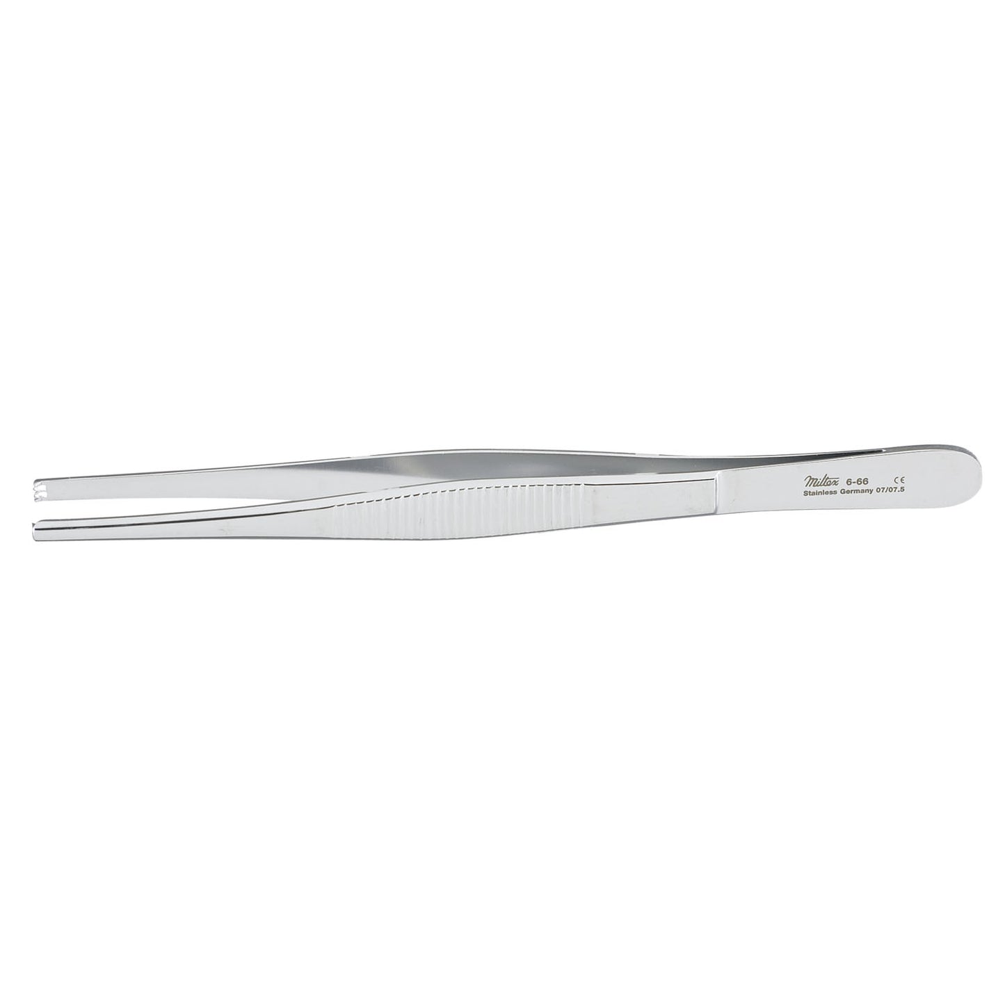 Tissue Forceps, 6", 2x3 Teeth, Standard, Serrated Handles