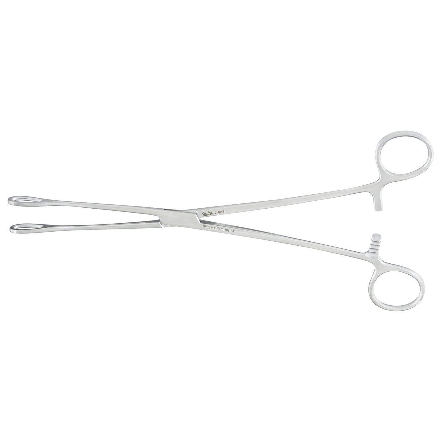 Sponge Forceps, 7", Serrated, Straight