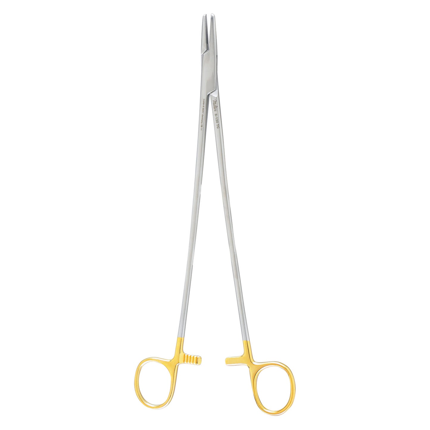 Mayo-Hegar Needle Holder, 10_", Carb-N-Sert T.C. Jaws