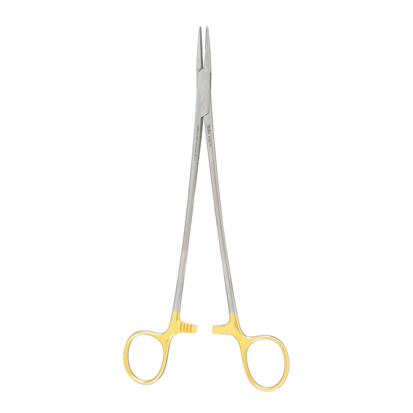 Julian Pattern Needle Holder, 8_", Straight Fine Tips