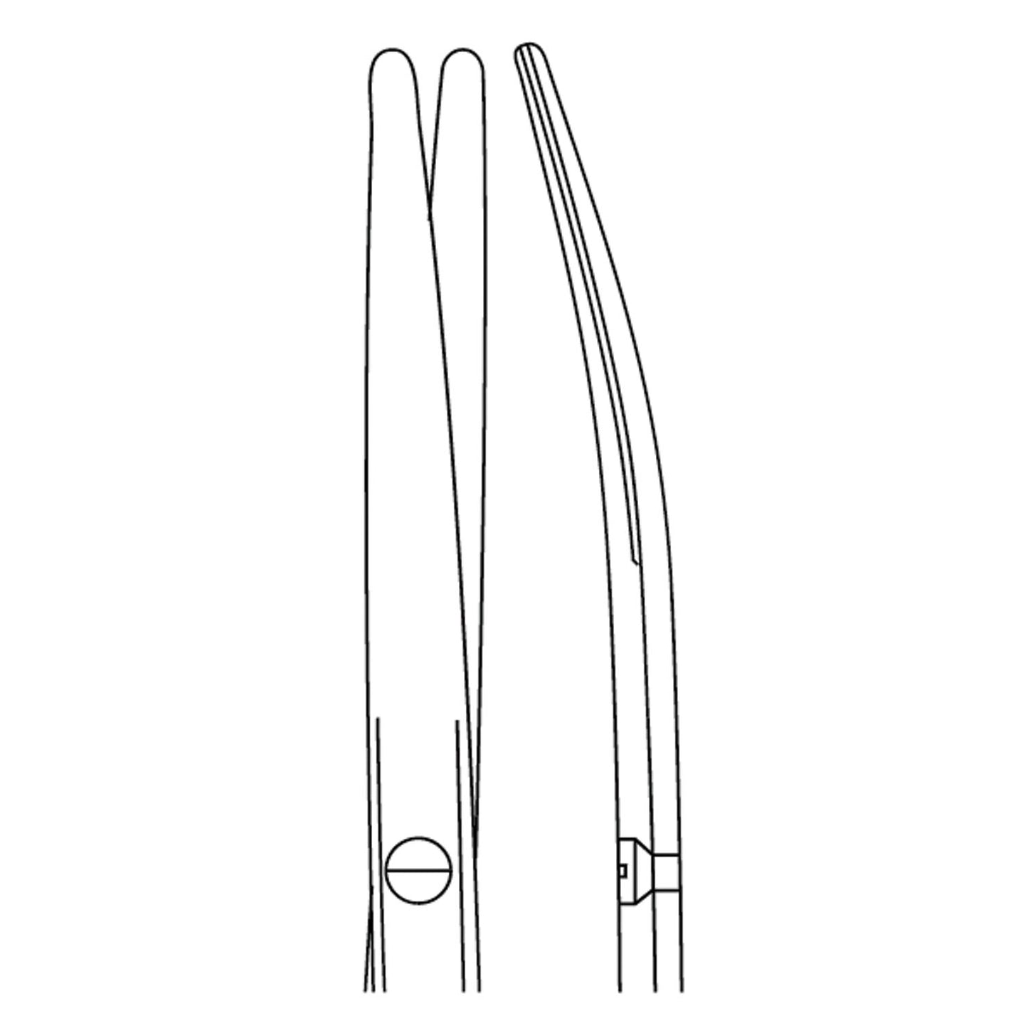 Metzenbaum Scissors, 5_" Curved