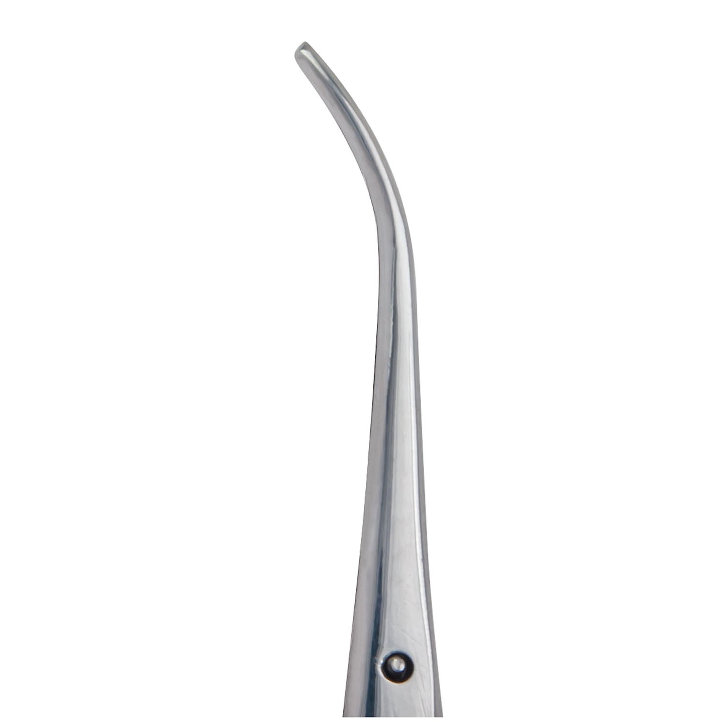 Eye Dressing Forceps, 4" Half Curved, Serrated