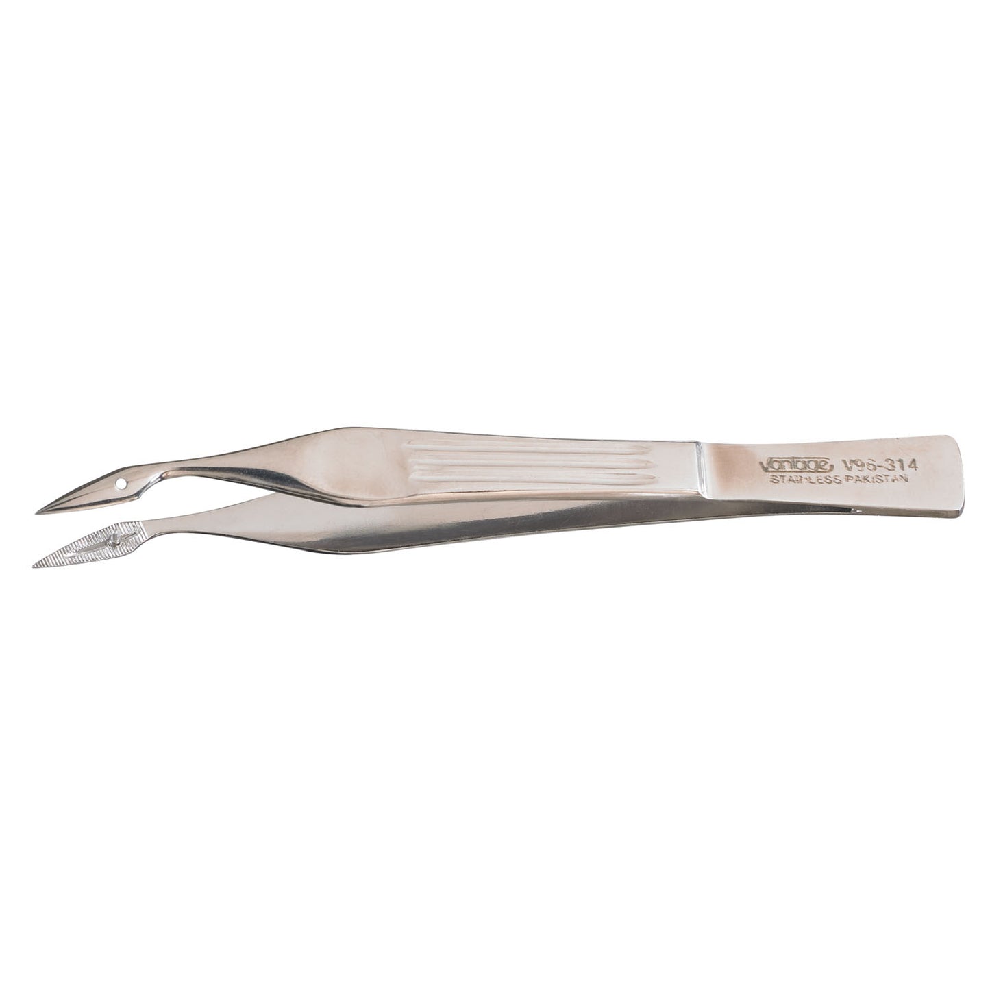 Splinter Forceps, 4_" Curved