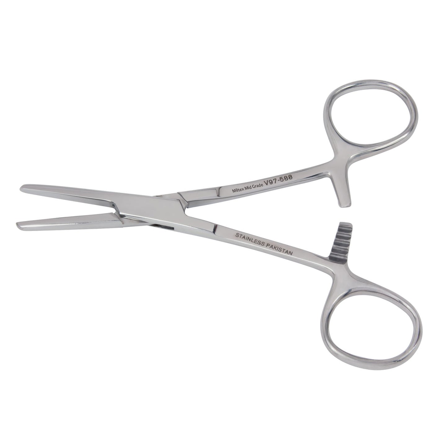 Occluding Clamp, 4_", Straight, Smooth Jaws