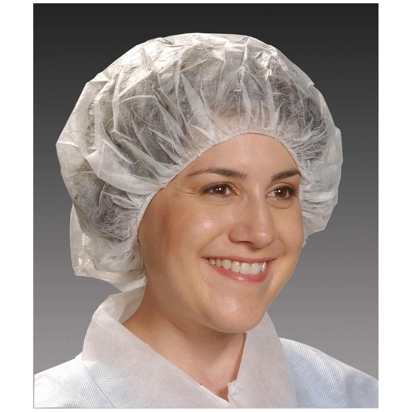 Bouffant Cap, 26", White, 1000/cs