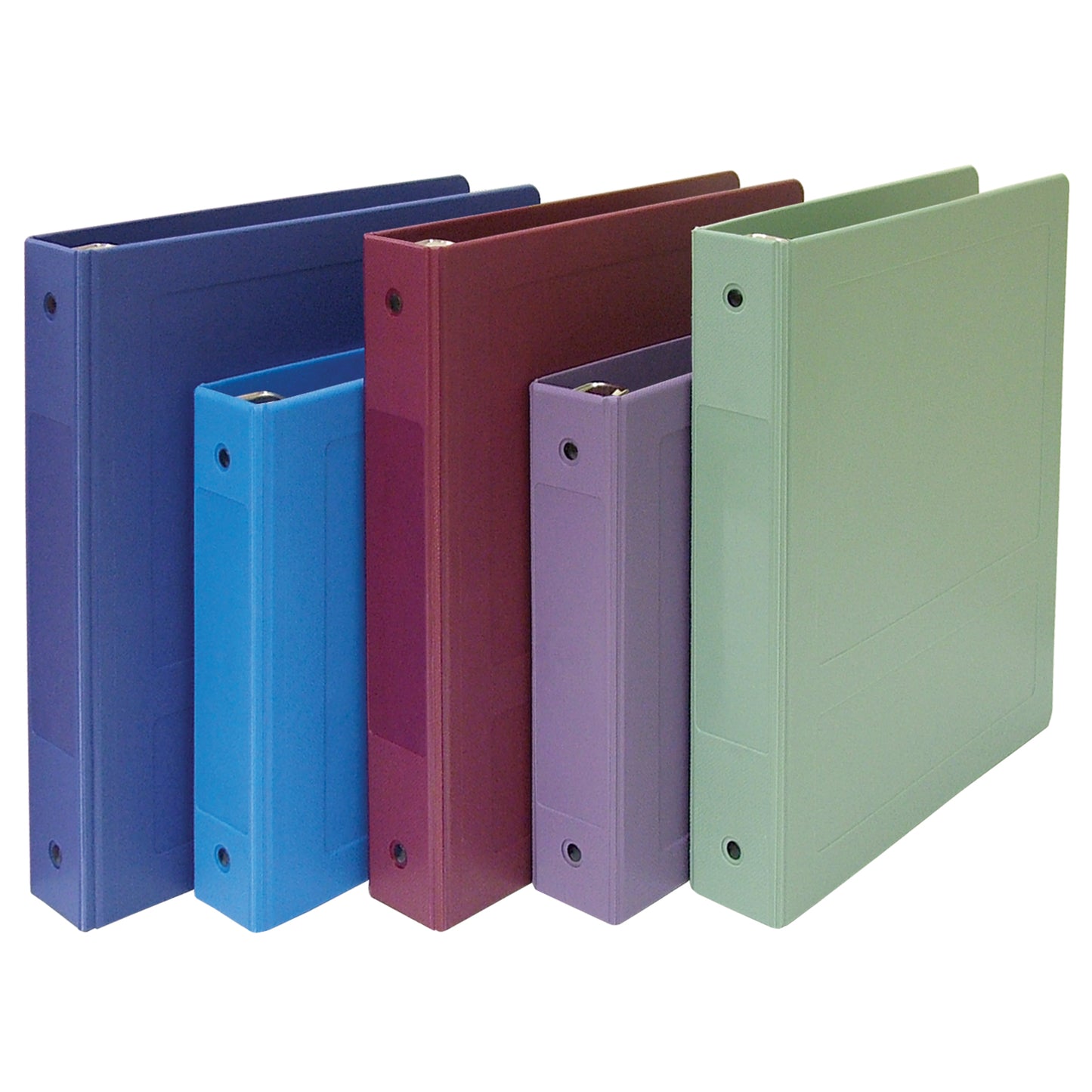 Molded Binder 1" Cap S/O Med Blue