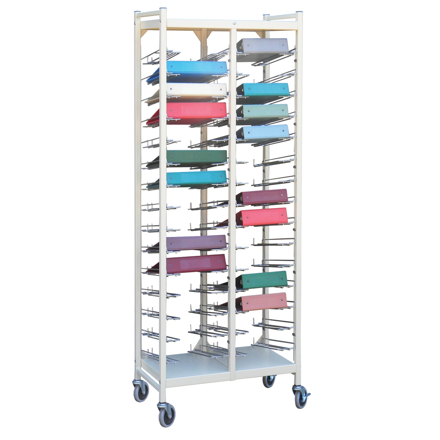 Standard Flat Storage Rack, 30 Chart Capacity, 15 Tier, 72_"H x 27_"W x 15"D