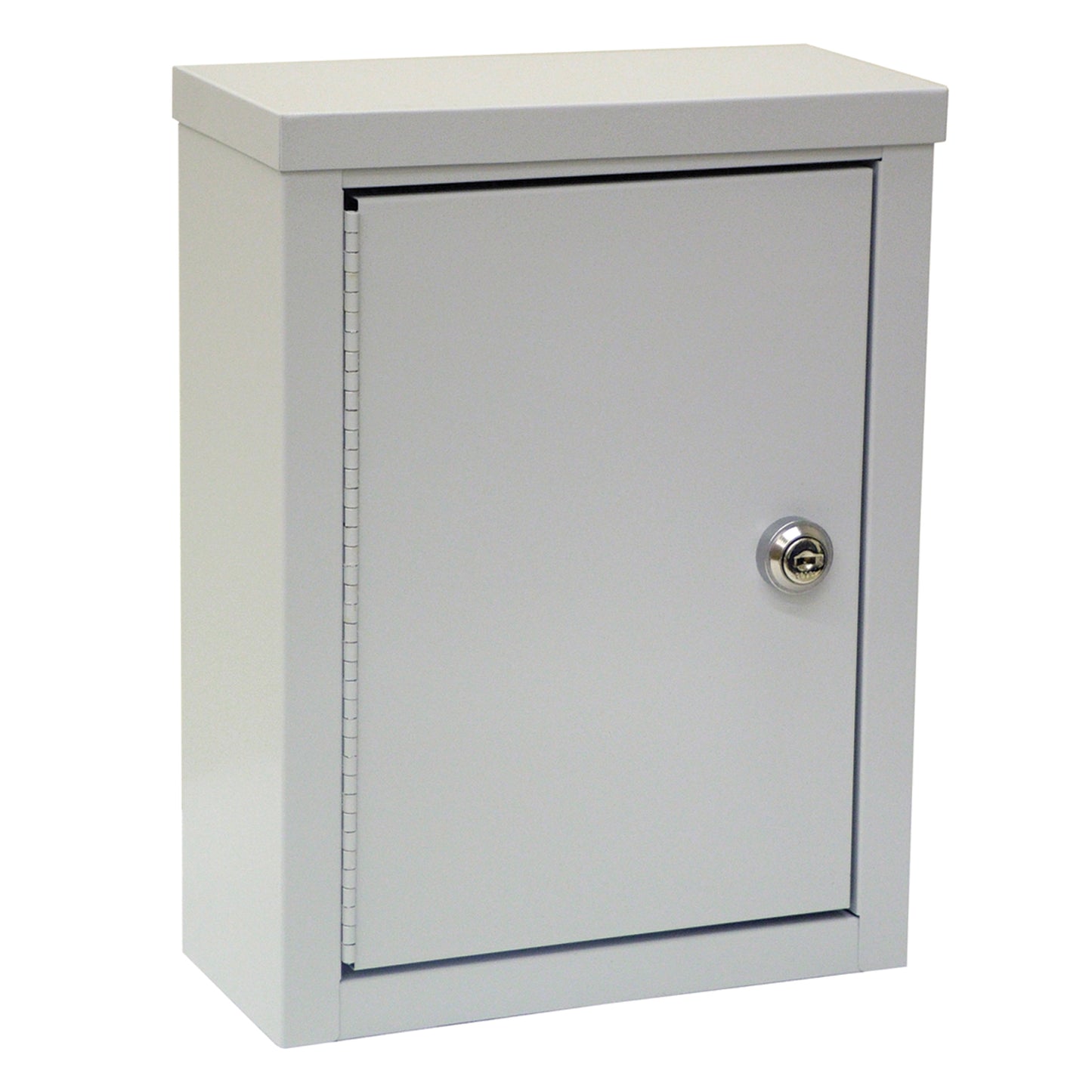 Storage Cabinet, Light Grey, 12"H x 9"W x 4"D & 1 shelf