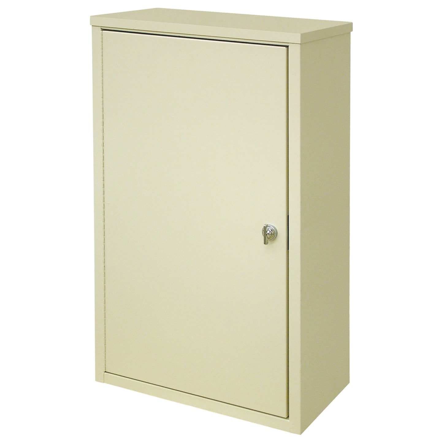 Storage Cabinet, Light Grey, 26_" x 16"H x 8D & 2 Shelves