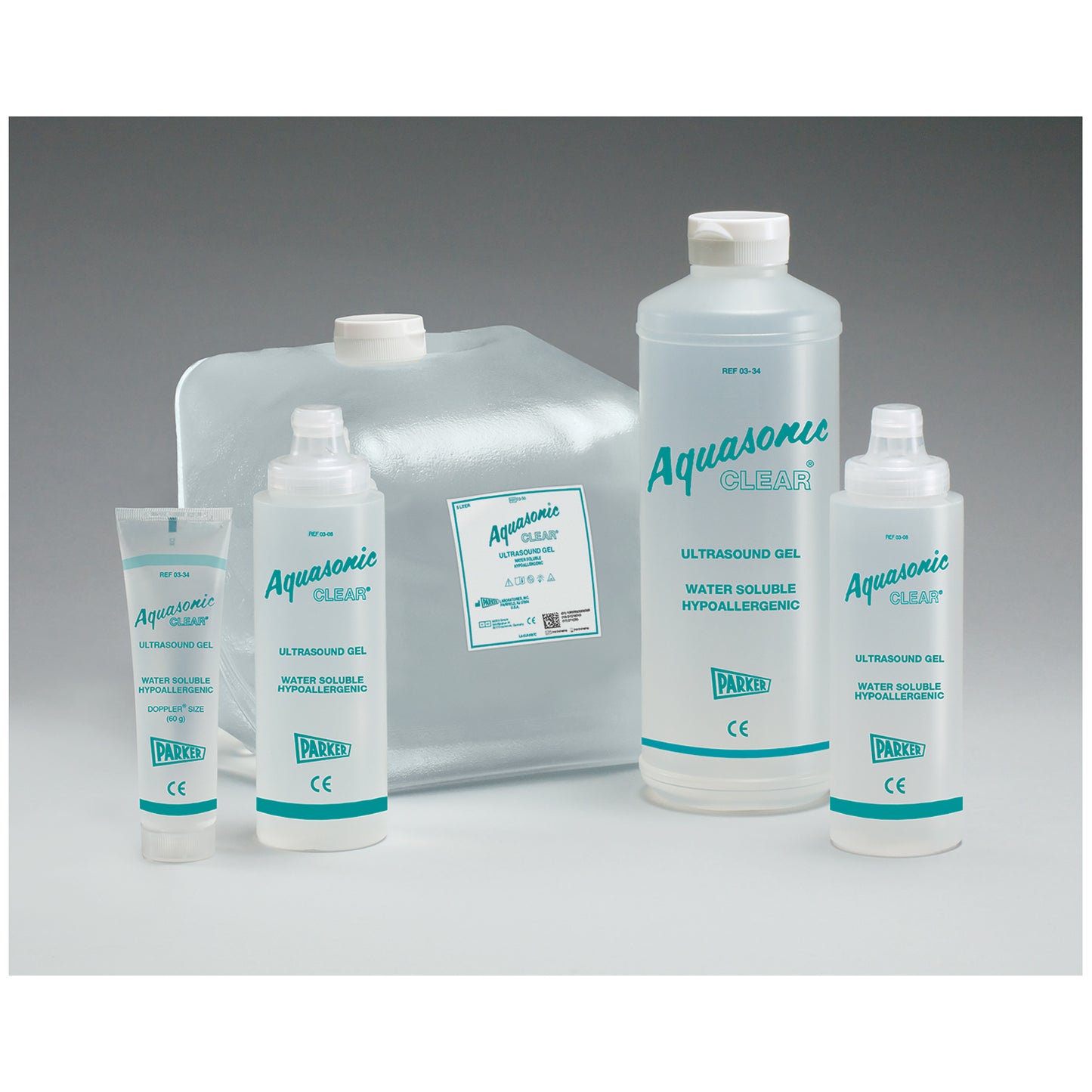 Ultrasound Gel, 5 Liter SONICPAC & Disposable Bottle, 4/cs (091018)