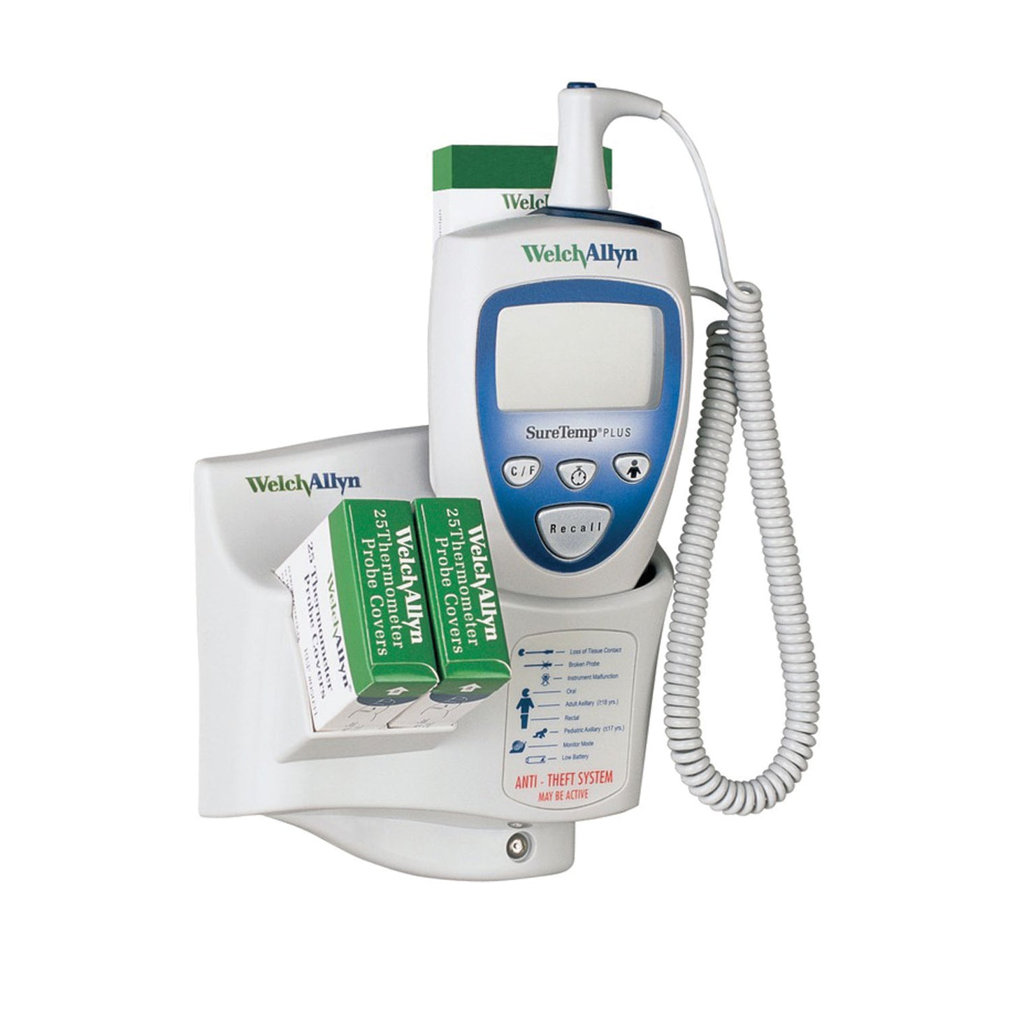 Model 692 Electronic Thermometer, Wall Mount, Security System, ID Location Field, Rectal Probe, Rectal Probe Well, 3-Year Limited Warranty (US Only)
