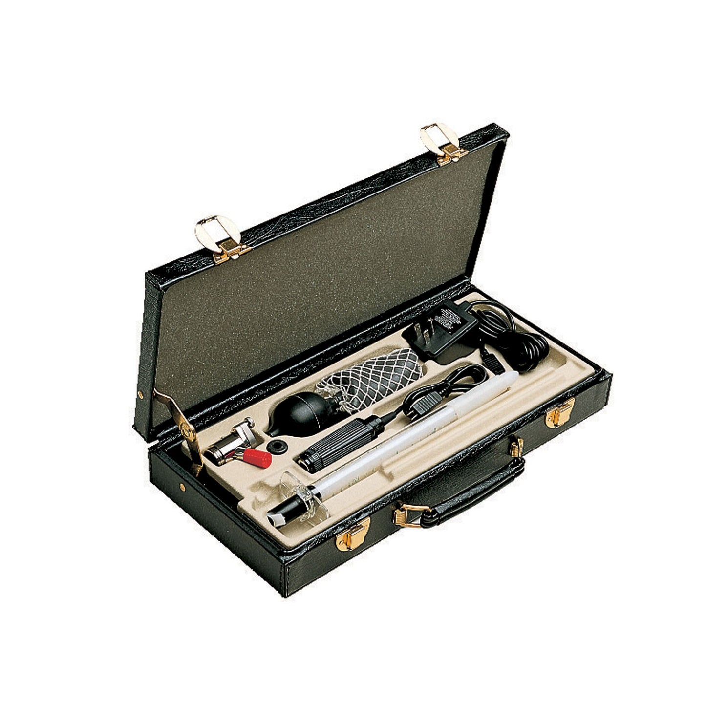 Complete Illumination System includes Fiber Optic Light Head, Light Handle, Transformer & Insufflation Bulb (US Only)