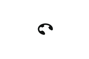 E-Ring, 0.500 Black Phosphate (US Only) (DROP SHIP ONLY) (Delivery Info Sheet Required)