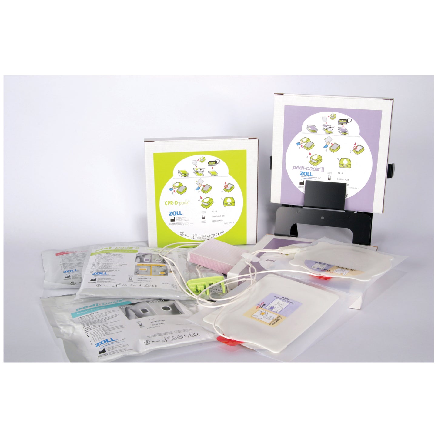 CPR-D-padz One-Piece Adult Electrode Pad For AED Plus or AED Pro, 5-Year Shelf Life (090348)