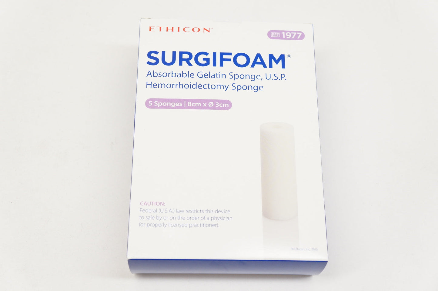 Hemorrhoidecomy Sponge, Surgifoam Absorbable Gelatin Sponge, 5/bx (Continental US Only) (Item on Manufacturer Back Order with 1/03/25 as the Estimated Time of Availability)