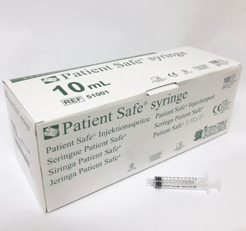 General Purpose Syringe, 10ml, Individual Pack, Luer Lock Tip, Luer Guard Safety, 100/bx, 8 bx/cs (To Be DISCONTINUED)