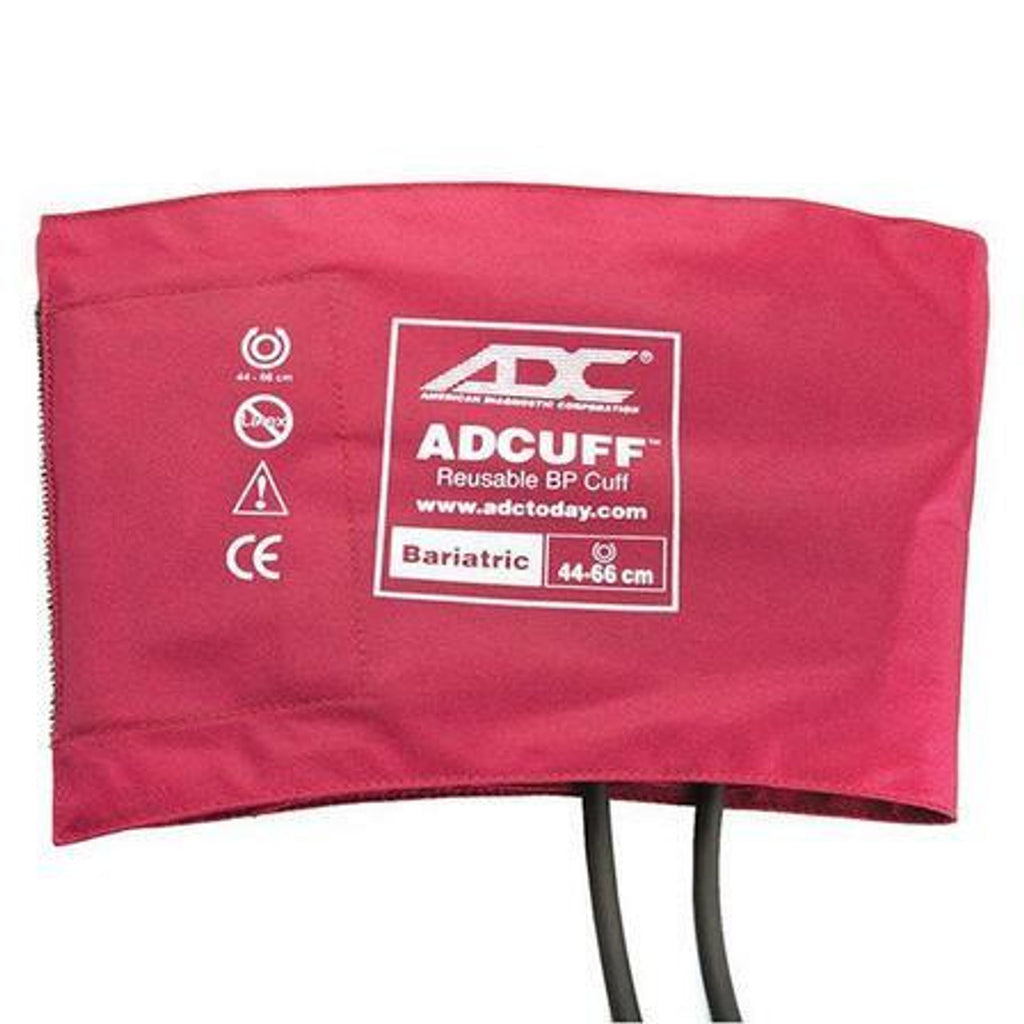 ADCUFF & Bladder, 2-Tube, Bariatric, Burgundy, LF