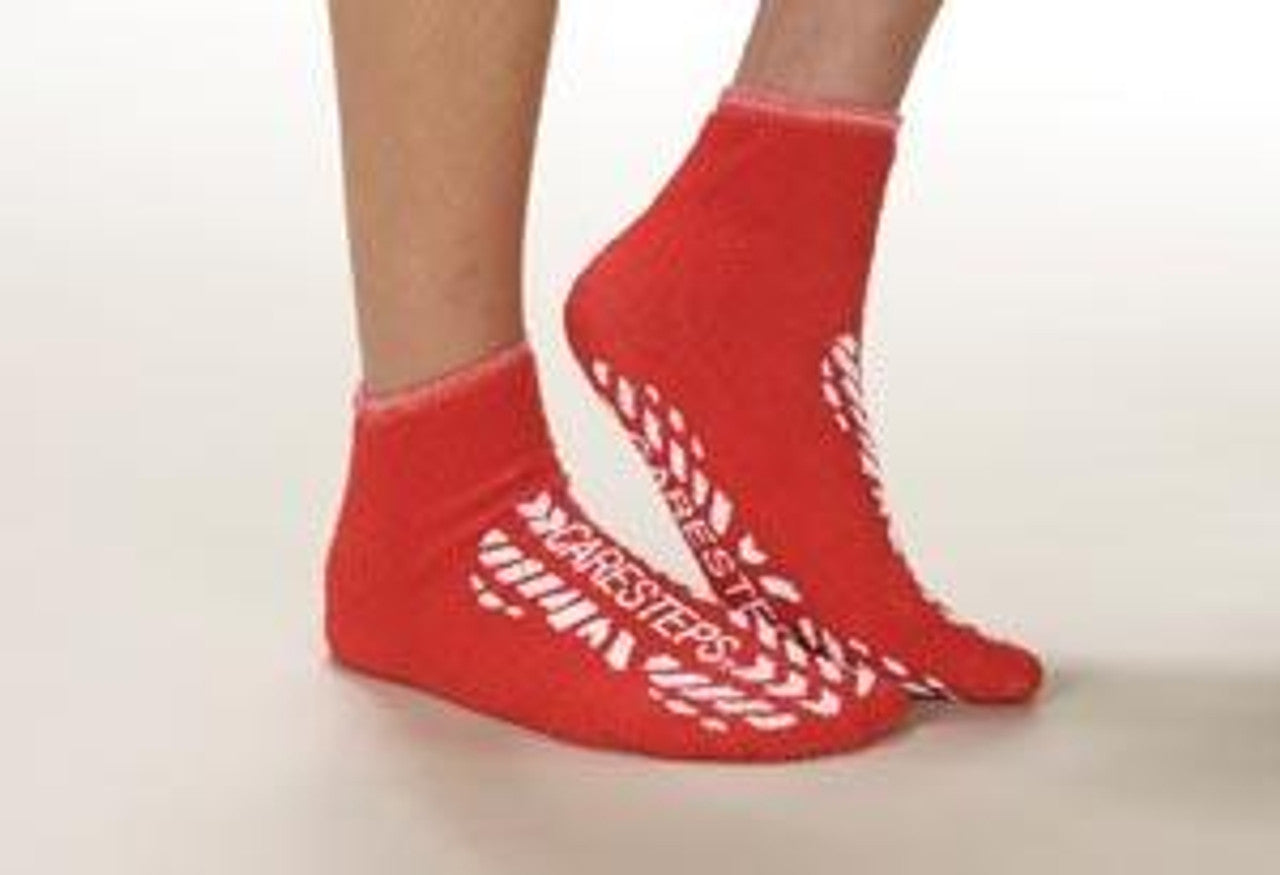 Footwear Slip-Resistant, 3X-Large, Double Sided Print, Red, 4 dz/cs